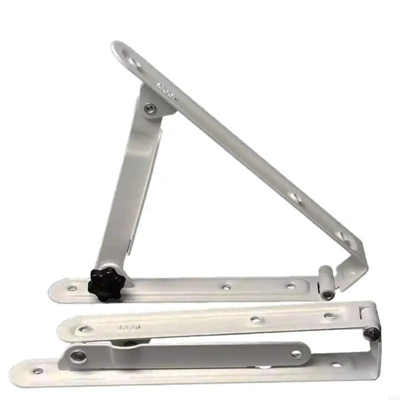 Foldable Solar Panel Bracket 45 Degree Adjustable Photovoltaic Panel Stand Light Weight Frame for Outdoor Camping M4YD