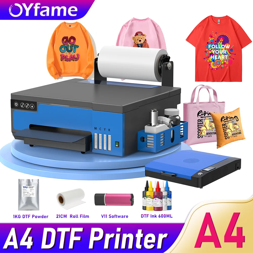 

Принтер OYfame A3 DTF для Epson XP600, принтер для печати на футболках, прямая печать на пленке, принтер A3 A4 DTFTransfer для печати на одежде и текстиле своими руками