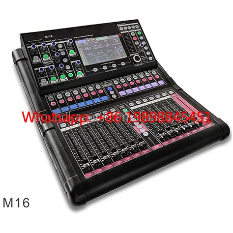 Sound Console Mixer Plastic 5-Band EQ Wireless Windows PC Android IOS Professional Audio Video Lighting 16-Channel Digital Audio