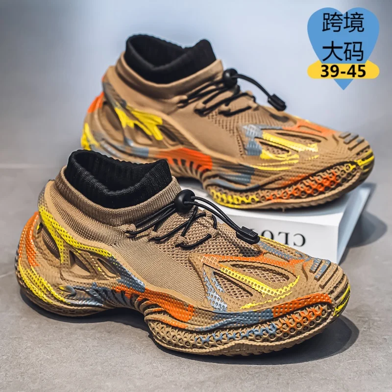 

Men'S Casual Sports Shoes Comfortable Fashionable Loafers, Large-Sized Walking, Mountaineering Breathable Running Men Shoes