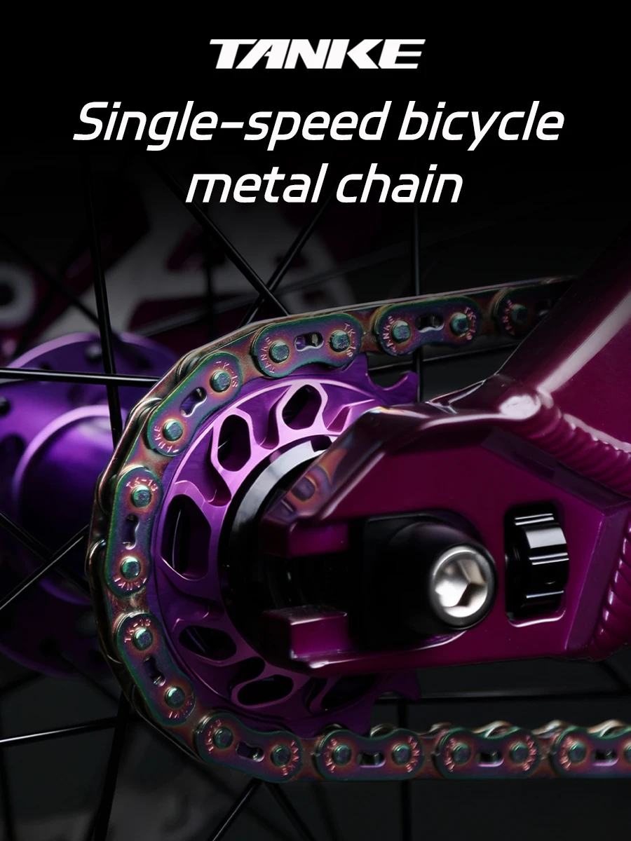 AliExpress TANKE Bike Single Speed Chains 1 Speed Mountain Bicycle Chain 100L MTB Single Speed Cycling Accesories BMX Chain electric