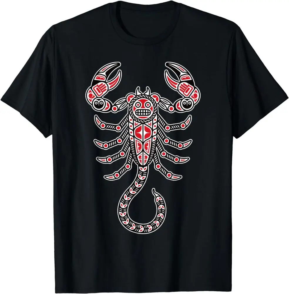 Haida Scorpion Native America Indigenous Shirt Y2K tops Unisex Summer Short Sleeve