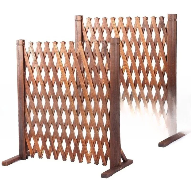 

Expandable lattice fence garden building flower waterproof carton wooden fence new design Diy aluminum fir