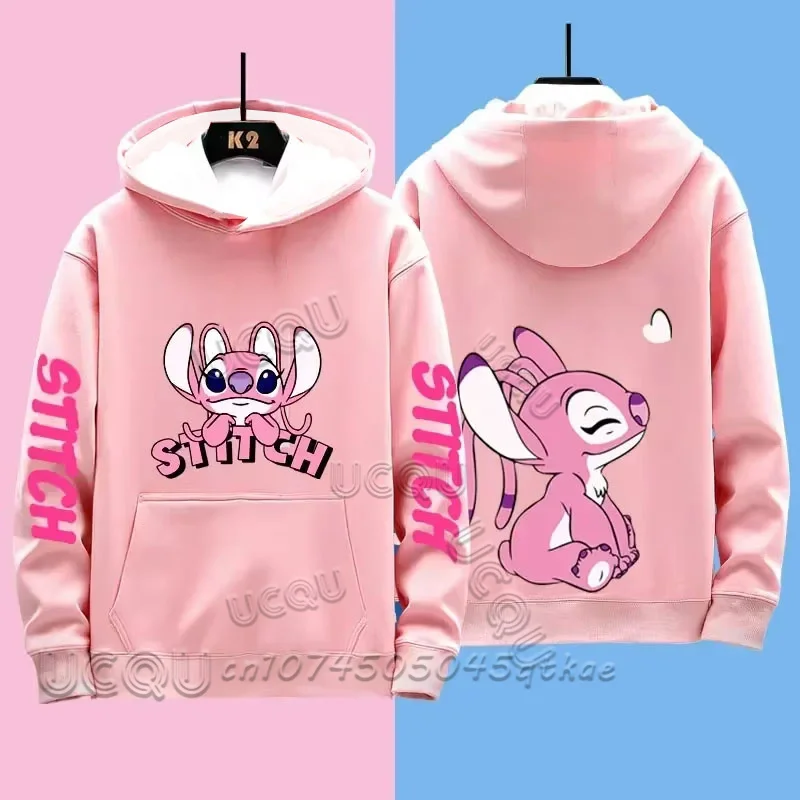 ديزني مضحك أنيمي الخريف الشتاء الرجال النساء هوديي فتاة صبي ليلو وستيتش البلوز مانغا ثلاثية الأبعاد كبيرة الحجم للجنسين البلوز هوديس