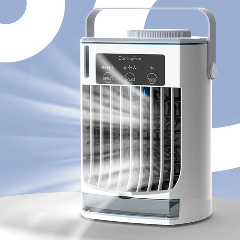 Мини-кондиционер, охладитель воздуха, вентилятор водяного охлаждения, кондиционер, ночник, мобильный портативный кондиционер, электрический вентилятор
