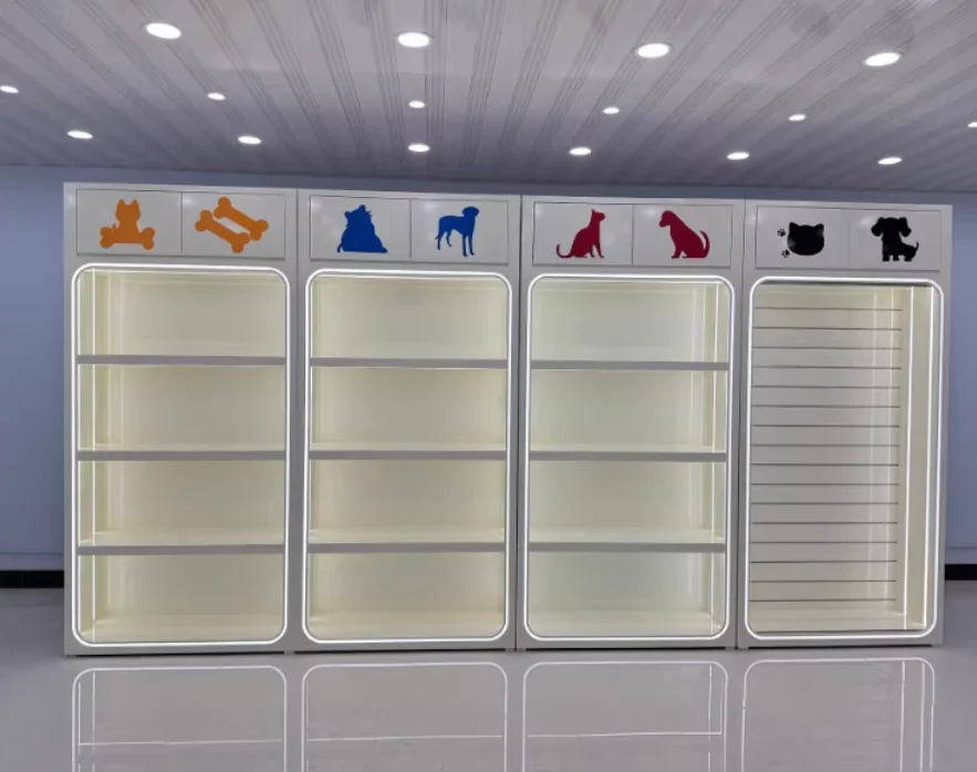 Pet Store cat Dog Food Snack Display Cabinet Mother Baby Store Milk Powder Children's Toys Diapers Island Shelf Display Cabinet