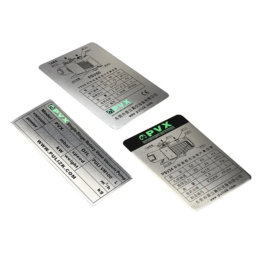 

Factory Customizable Stainless Steel Aluminum Nameplates OEM Custom Engraved Collectible Metal Printing Name ID Card