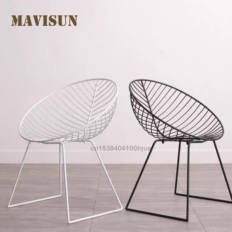 

Modern minimalist outdoor chair, 88 cm ergonomic Design Beautiful Light Metal Portable Leisure Chair For Home For Outside