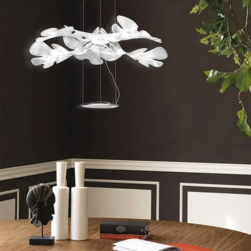 Scandinavian Designer Artemide Villa Living Room Dining Room Lighting Art Floating Petals Bedroom Chandelier