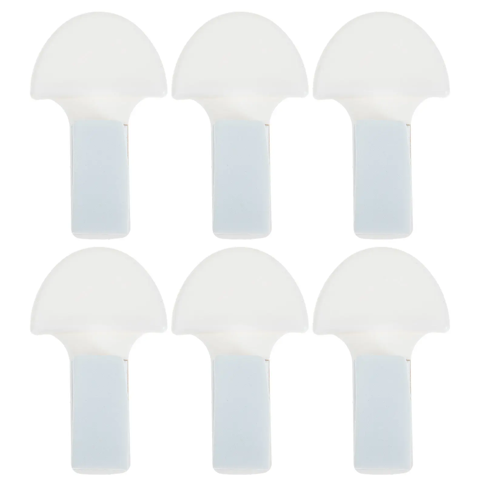 6Pcs Premium Toilet Seat Lifter Handles Compact Lightweight Hygienic Lid Lifters for Public Restrooms Safe Clean Easy Install