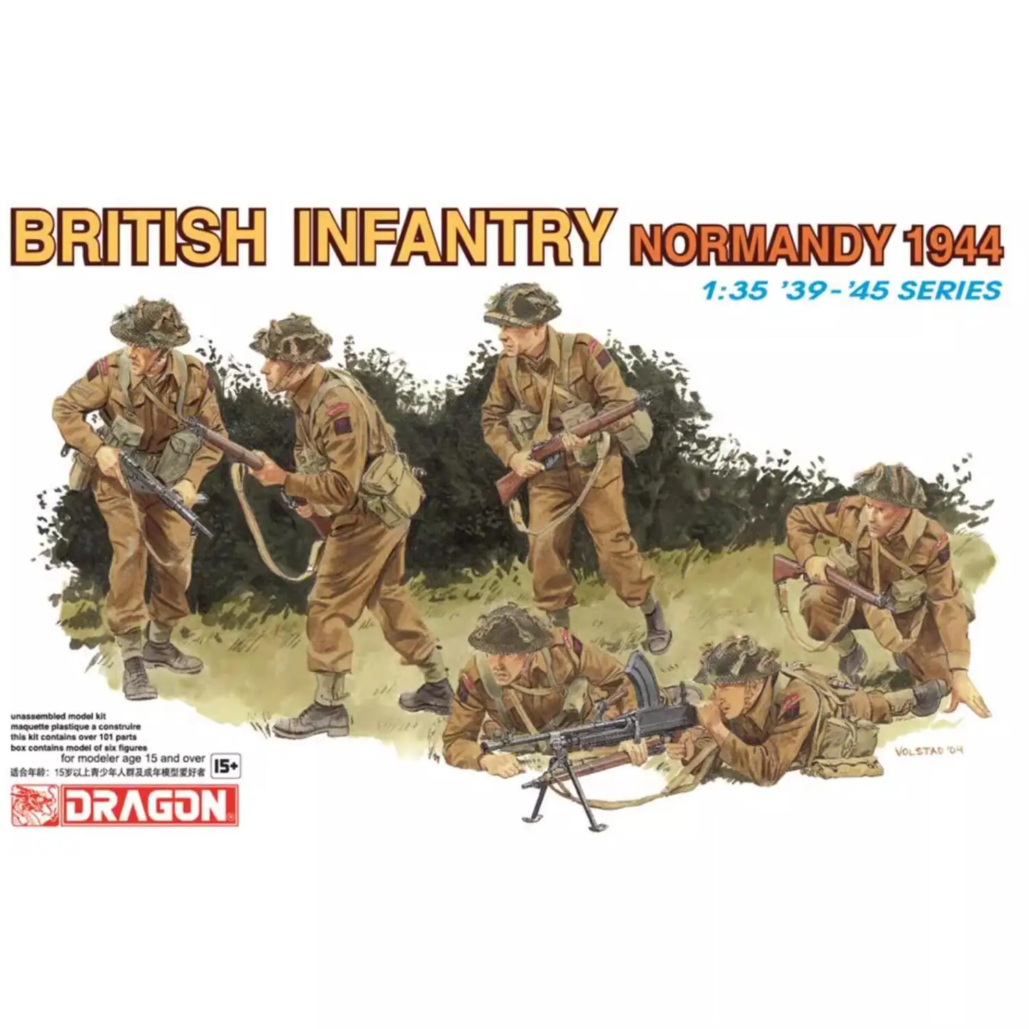 DRAGON 6212 1/35 '39-'45 Series British Infantry Normandy 1944