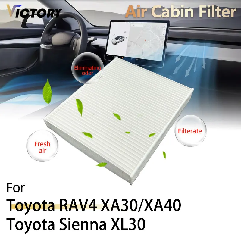 

1x Air Cabin Filter For Toyota RAV4 XA30 XA40 Yaris XP90 XP130 XP150 Sequoia XK60 Sienna XL30 Tundra XK50 Venza AV10 87139-02020