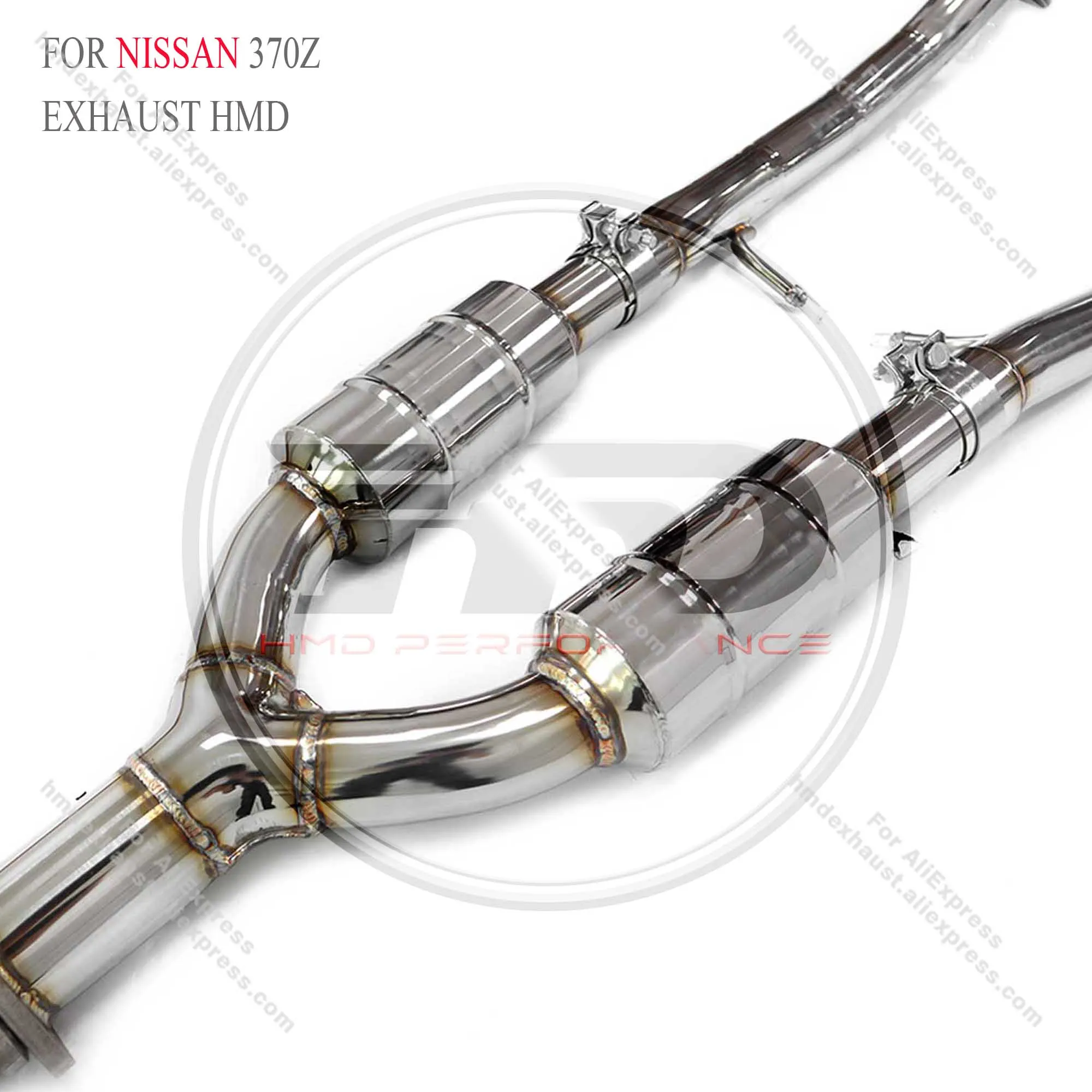 HMD Stainless Steel Exhaust System Performance Catback For Nissan 370Z 3.7L Muffler Without Valve