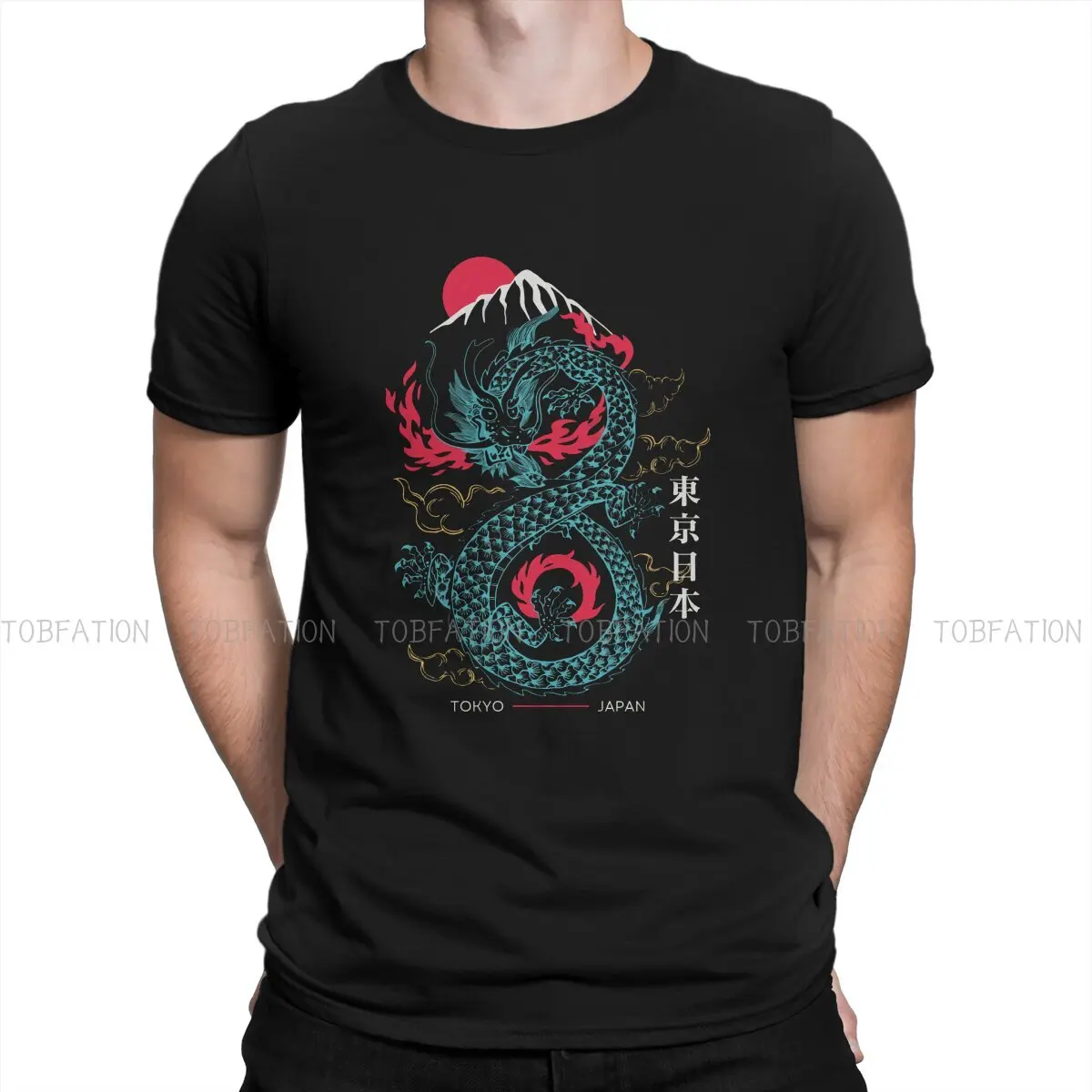 Tokyo Japan Asian Retro 80's Style Japanese Aesthetic Dragon Special TShirt Tattoo Style Hip Hop Gift Clothes  T Shirt Stuff