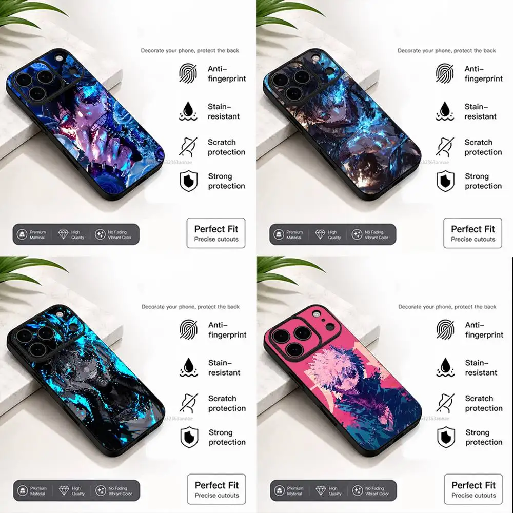 Dabi My H-Hero A-AcademiaS Handyhülle für iPhone6,17,16,15,14,13,12,11Plus,Pro Max,XS,X,XR,SE,Mini,8,7,Weiche Silikonhülle in Schwarz