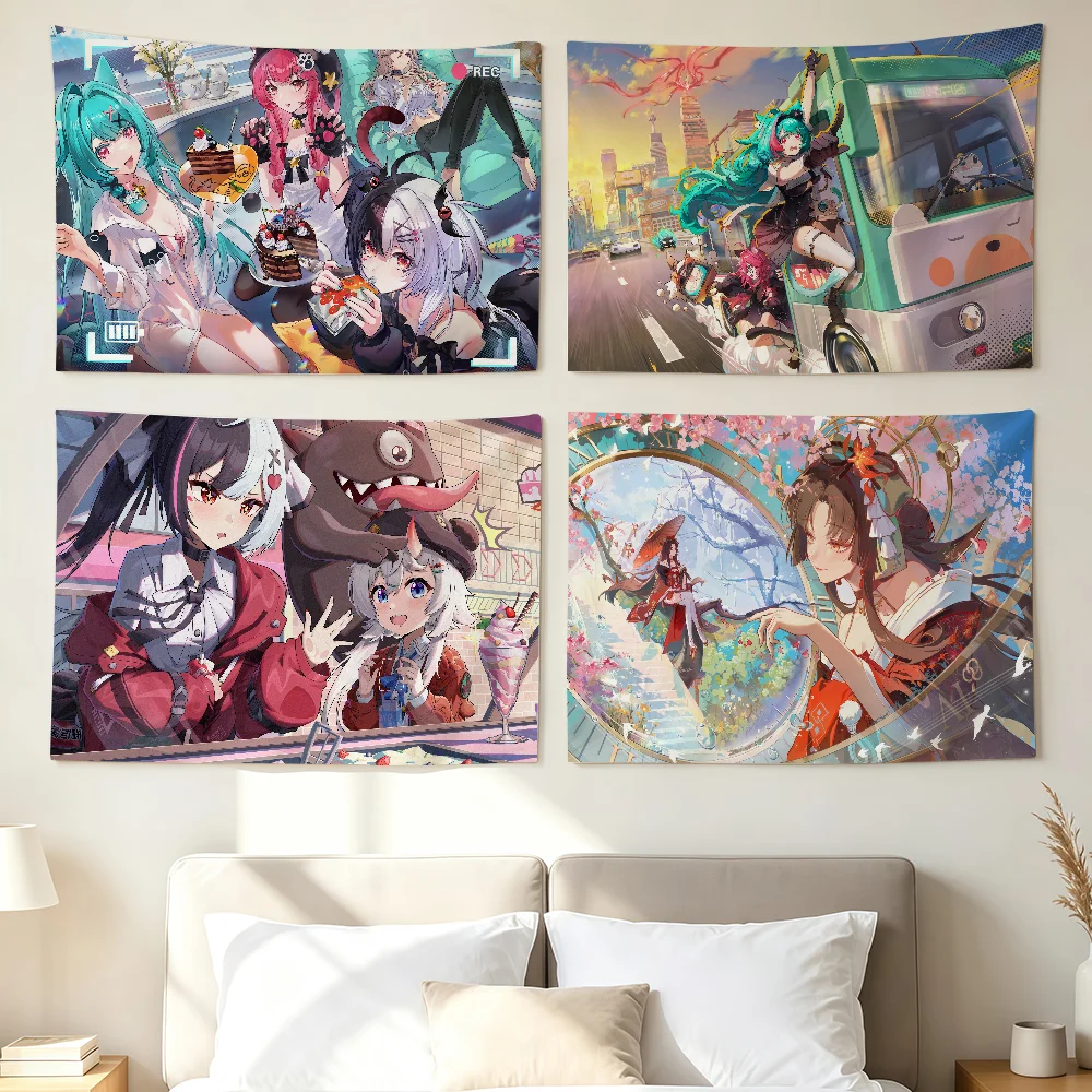 Game N-Neverness To E-Everness Flag Wall Decorations Home Decor Suitable For Living Rooms Bedrooms Dormitories Parties Holidays
