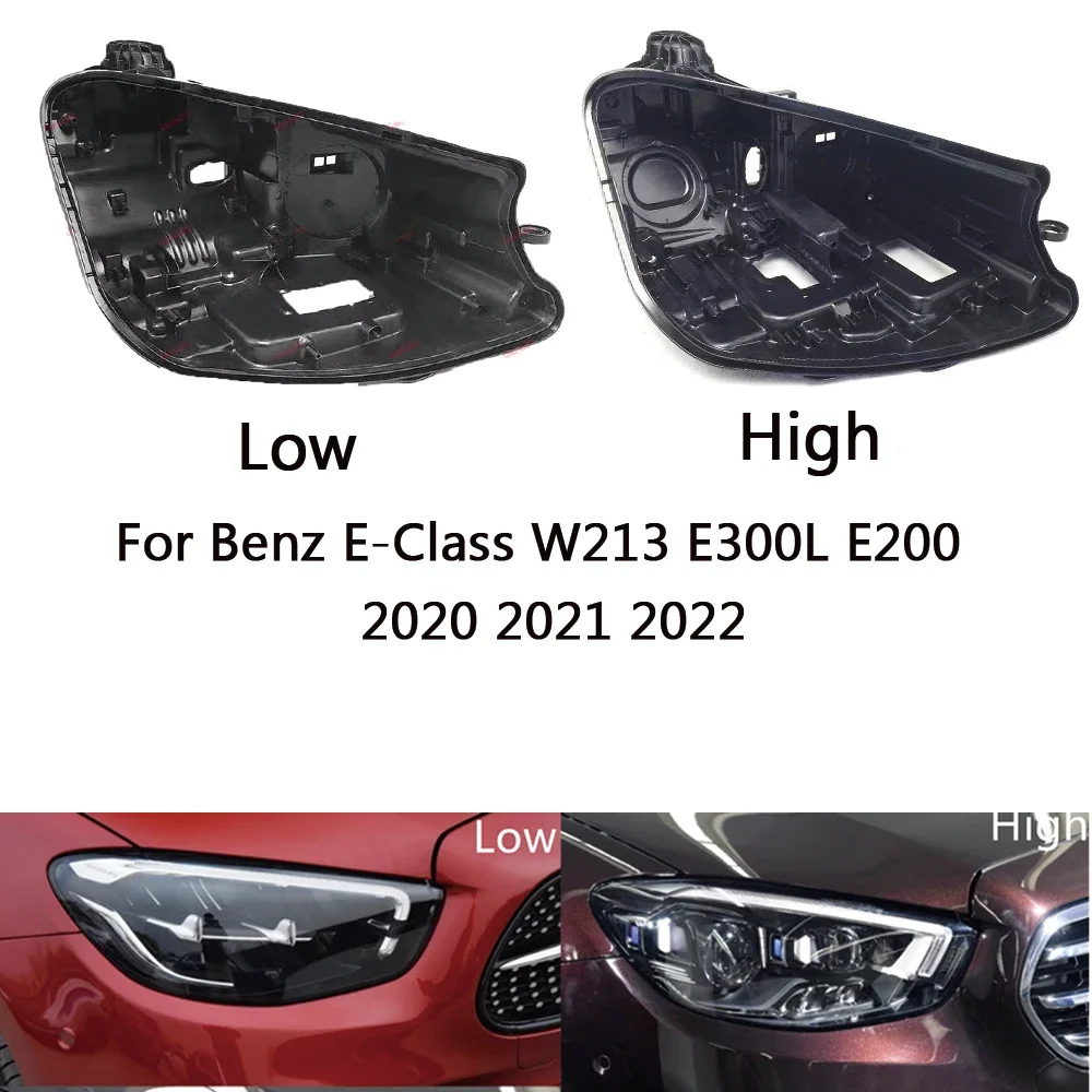 

HTTCY For Mercedes Benz E-Class W213 2019 2020 2021 2022 Headlight Base Headlamp House Car Rear Base Auto Headlight Back House