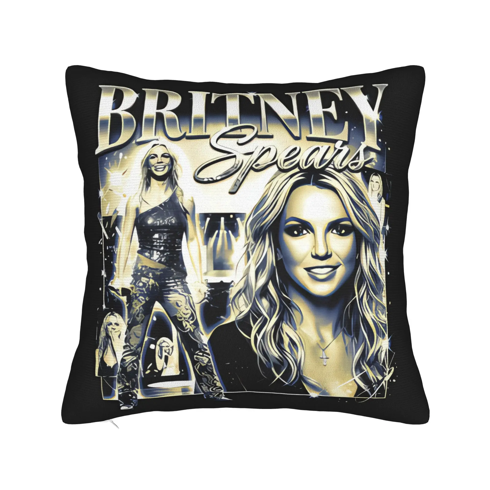 Singer B-Britneys Spears Pillow Cover  Soft Cushion Cover Retro Trendy Pillow Case For Living Room Chair