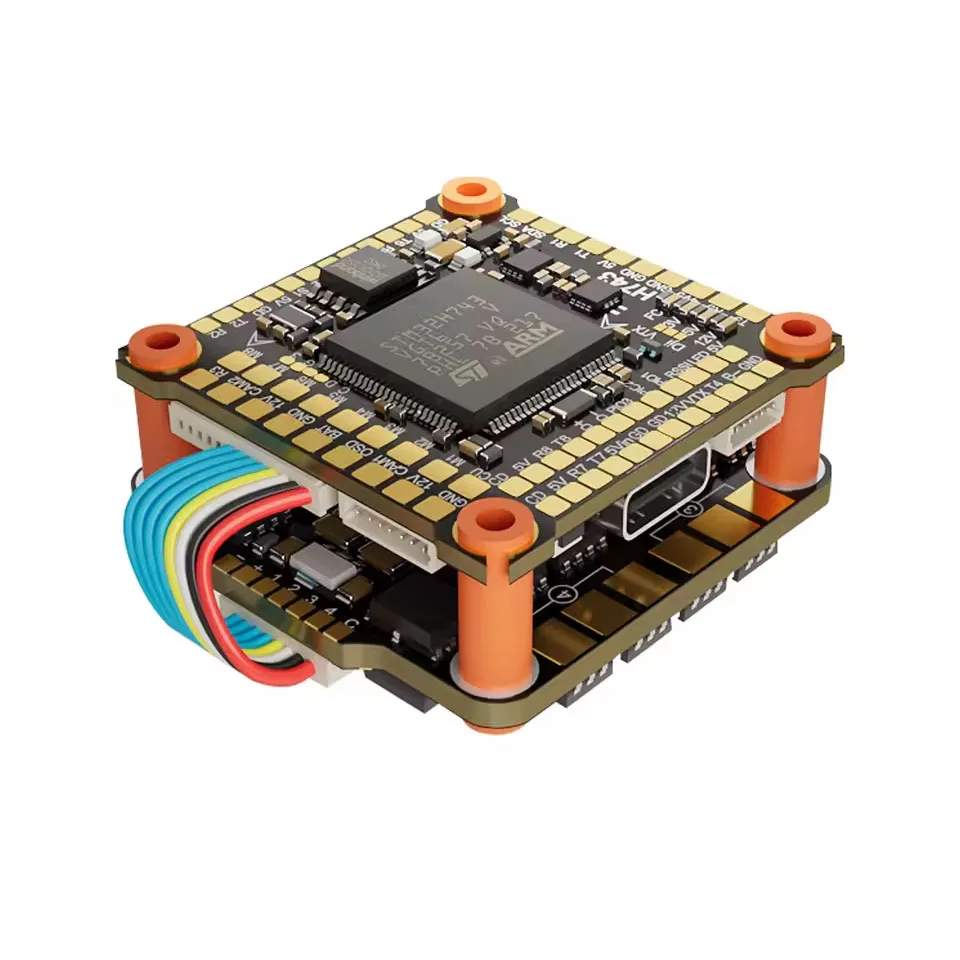 DAKEFPV H743 FC 6S 55A STACK 4IN1 Blheli_S Bluejay 8bit ESC H743 Support Betaflight Ardupilot For FPV 5inch RC drone DIY