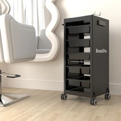 Ultimate Salon Trolley Cart for Stylists 6 Removable Drawers Tool Holder with Lockable Wheels for Beauty SPA Barber