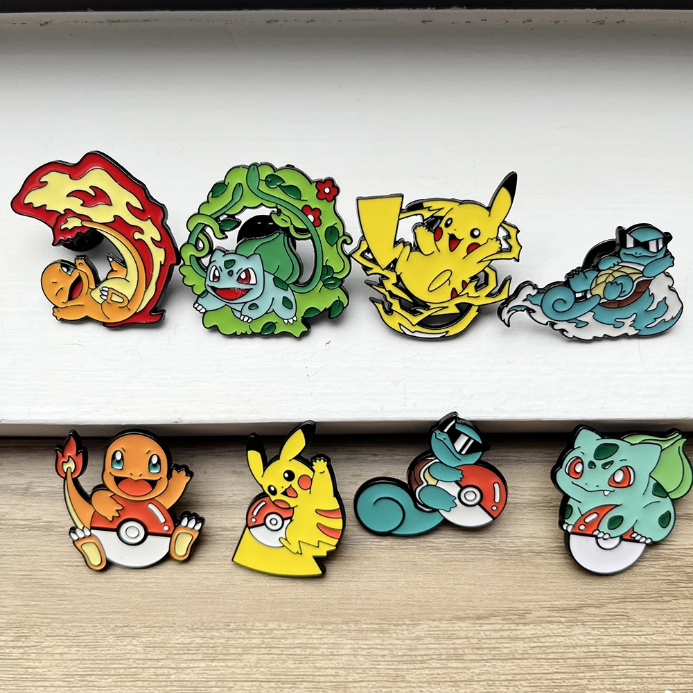 8 قطعة Gengar تأثيري الإبداع بروش لطيف التلبيب دبوس مجموعة لحقيبة الظهر والملابس الديكور مجوهرات الإكسسوار