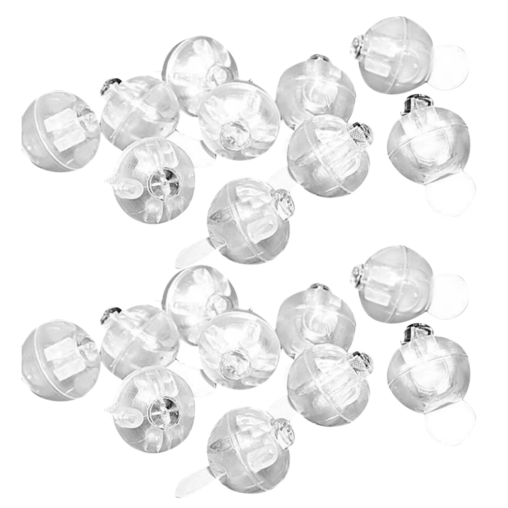 LICE-20 個ミニラウンドボール LED バルーン RGB ライトバレンタインデーフラッシュランプランタンクリスマスハロウィンウェディングパーティー