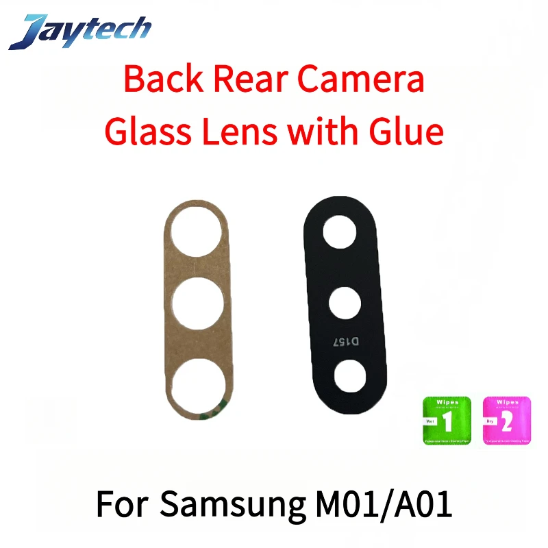 삼성 A42 A50 A70 A51 A52 A72 A52S A75S A54 A80 M01 M12 M21 M30S M31 M32 A01용 후면 카메라 유리 렌즈 2세트
