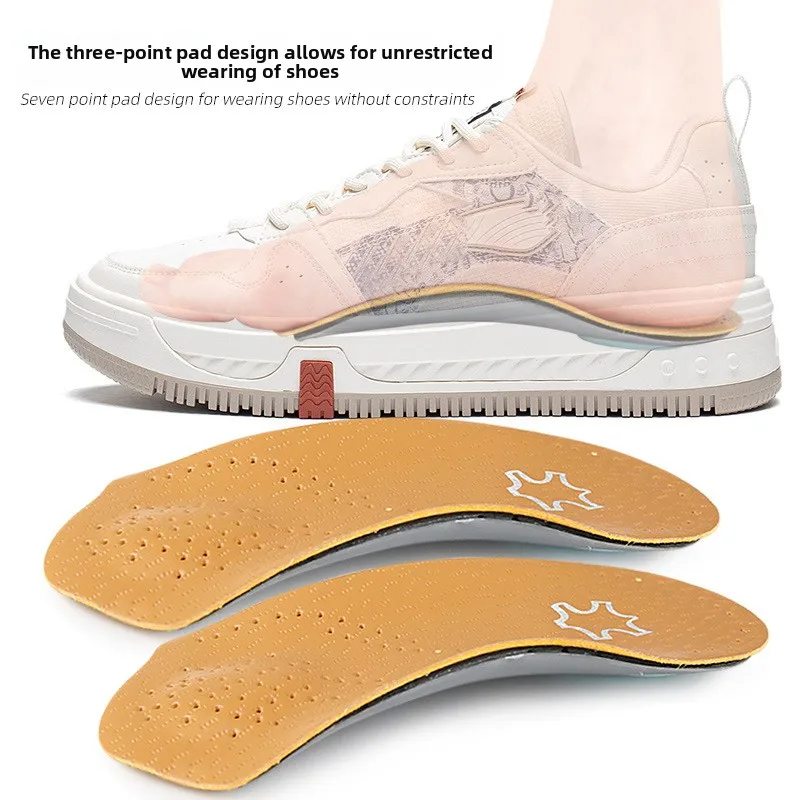 نعال داخلية داعمة للقوس - نصف إدراجات مضادة للانزلاق للأقدام المسطحة للرجال والنساء