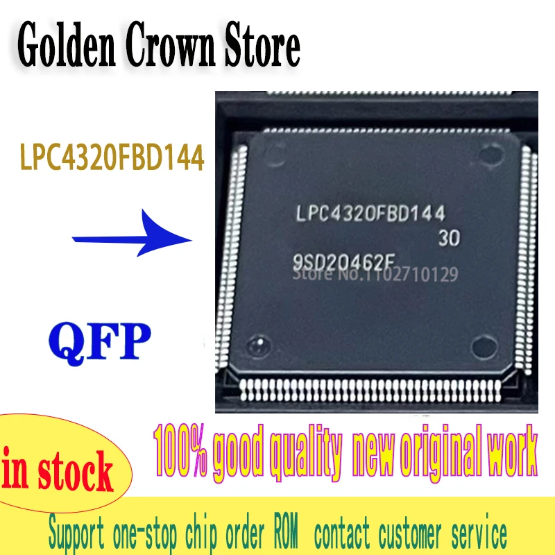 LPC4320FBD144 LQFP-144 LPC4320FBD 1 Pçs/lote