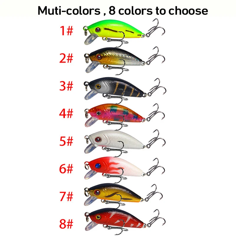 طُعم أسماك صلبة لصيد الأسماك ، طُعم صناعي ، متذبذب ، طُعم كرنك ، بثلاثة خطافات ، مخطط ، لباس وسبوط ، 50 ، جي