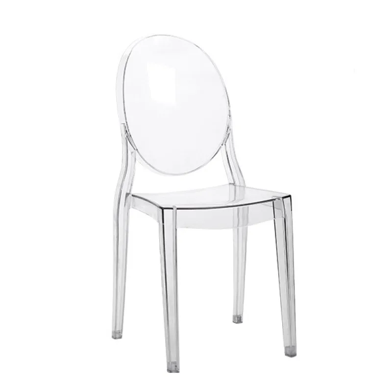 Modern minimalist outdoor hotel party Party Clear crystal plastic wedding chairs