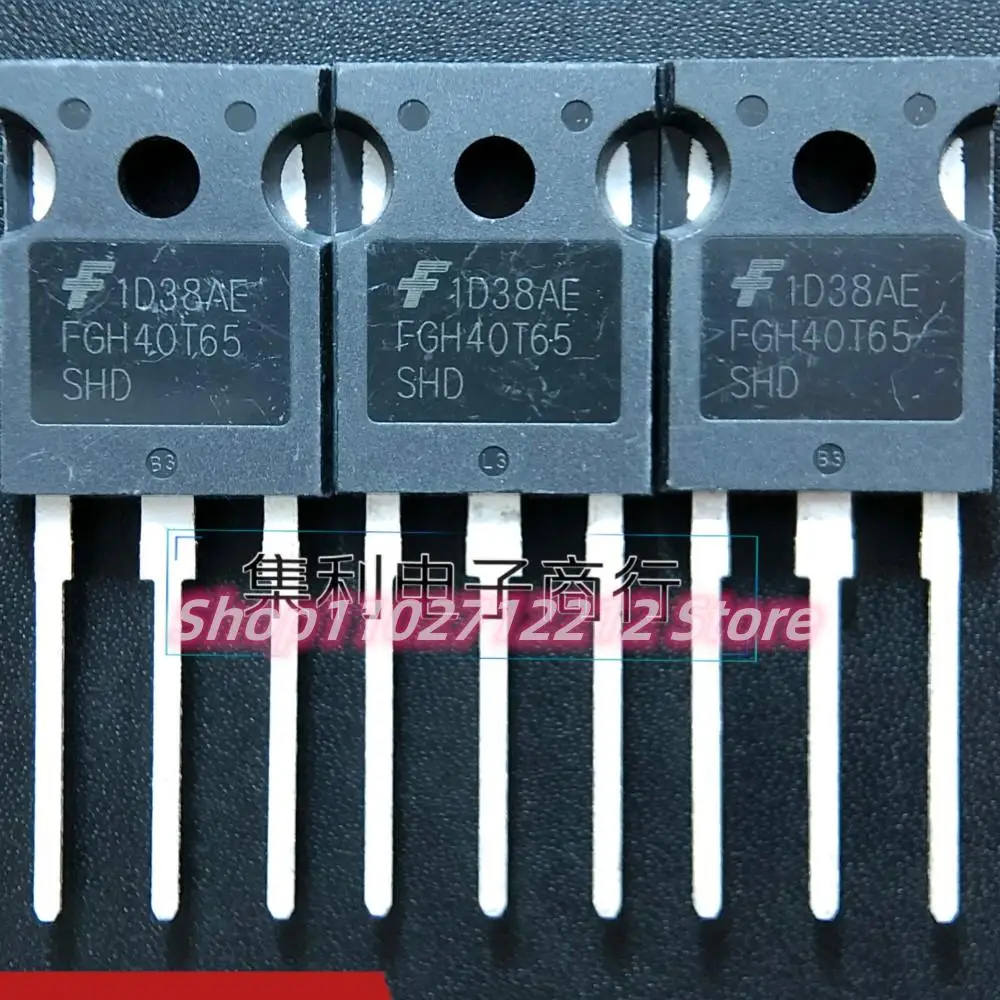 5PCS-10PCS  FGH40T65SHD  TO-247 650V 40A IGBT  Imported NEW Original  Quick Delivery