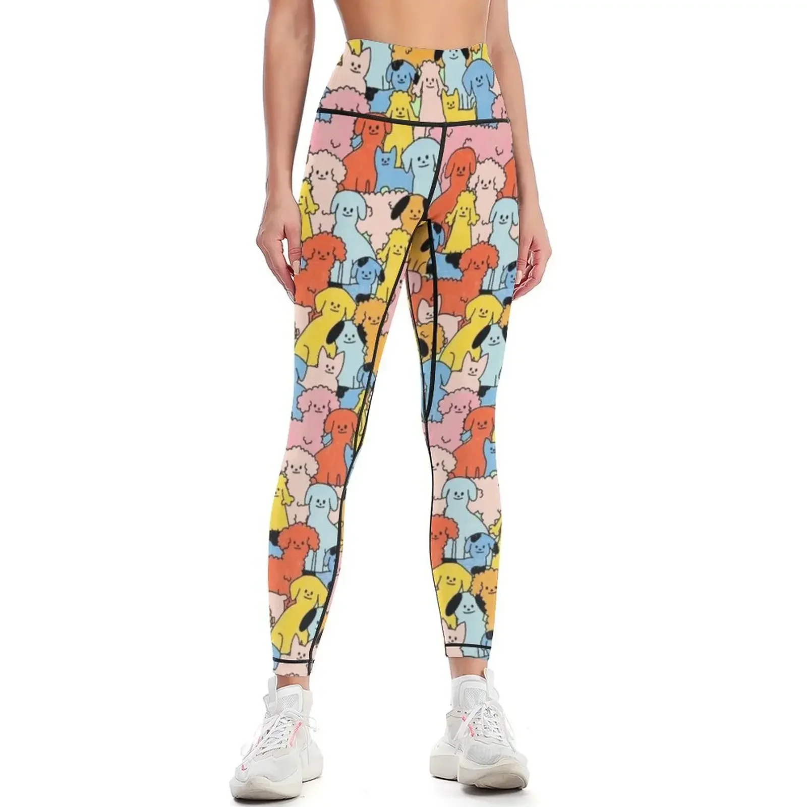 

Pup Rally - The Peach Fuzz Leggings active wear Pants sport Sports pants for Women's tights Womens Leggings