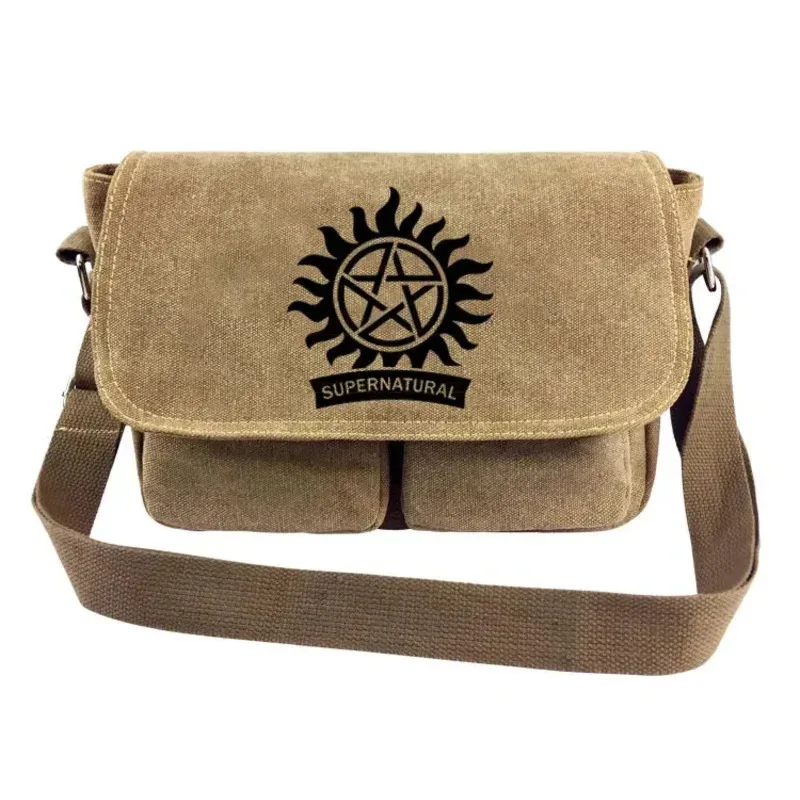 NewStudent Scchoolbag خارق SPN حقيبة من القماش تأثيري حقيبة ساع حقائب السفر في سن المراهقة حقيبة الظهر Gift2025