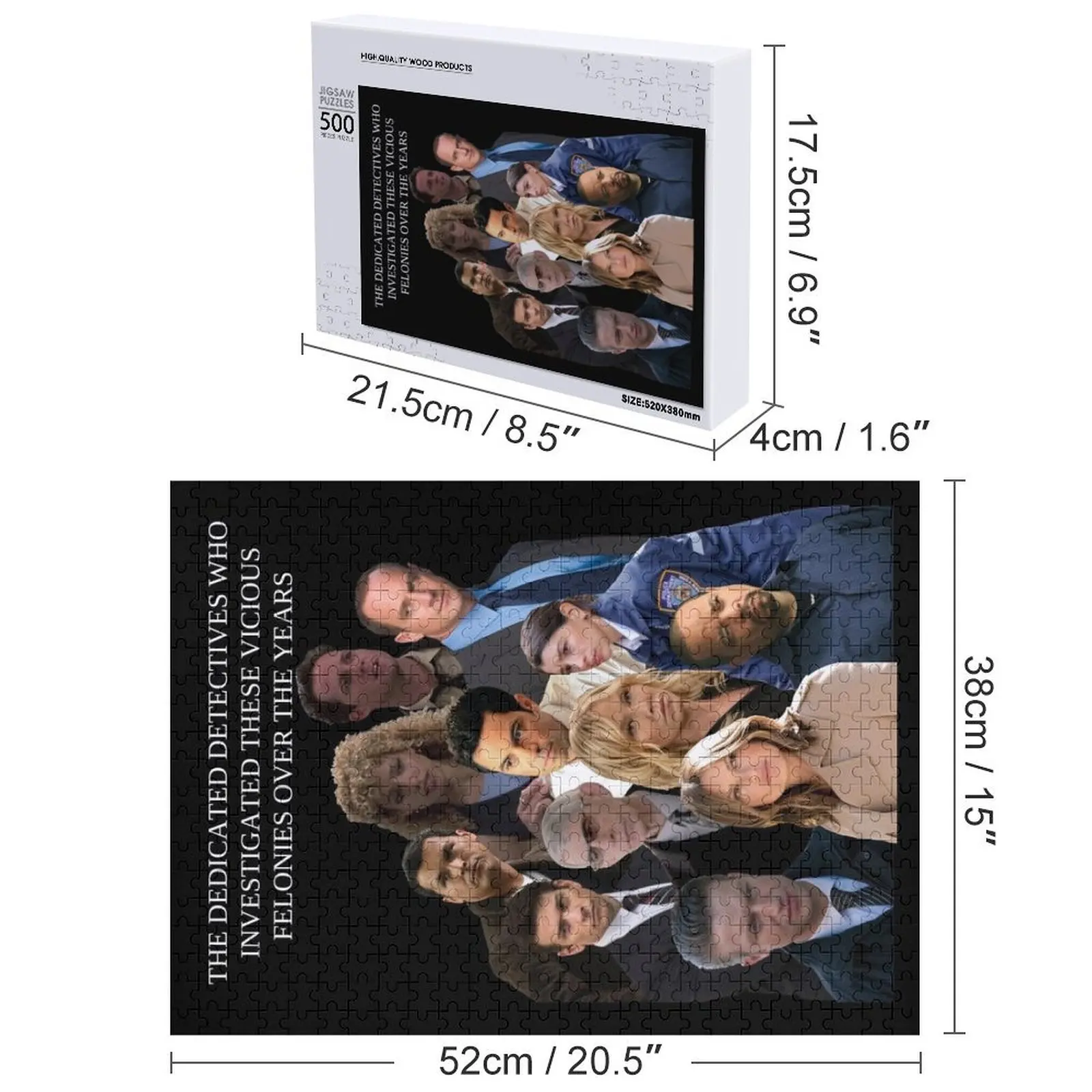 SVU Dedicated Detectives Пазл Персонализированные детские подарки Искусство Персонализированный детский подарок Пазл