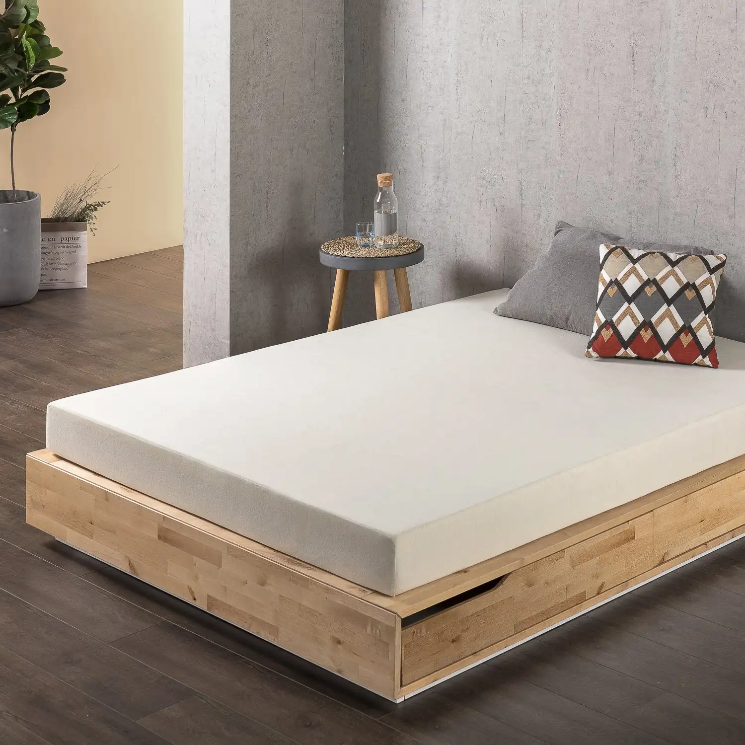 Simple Style Latex Mattress Good Price 100% Nature Latex Gel Memory Foam Popular Models Sleep Well Bed Furniture Queen King Size