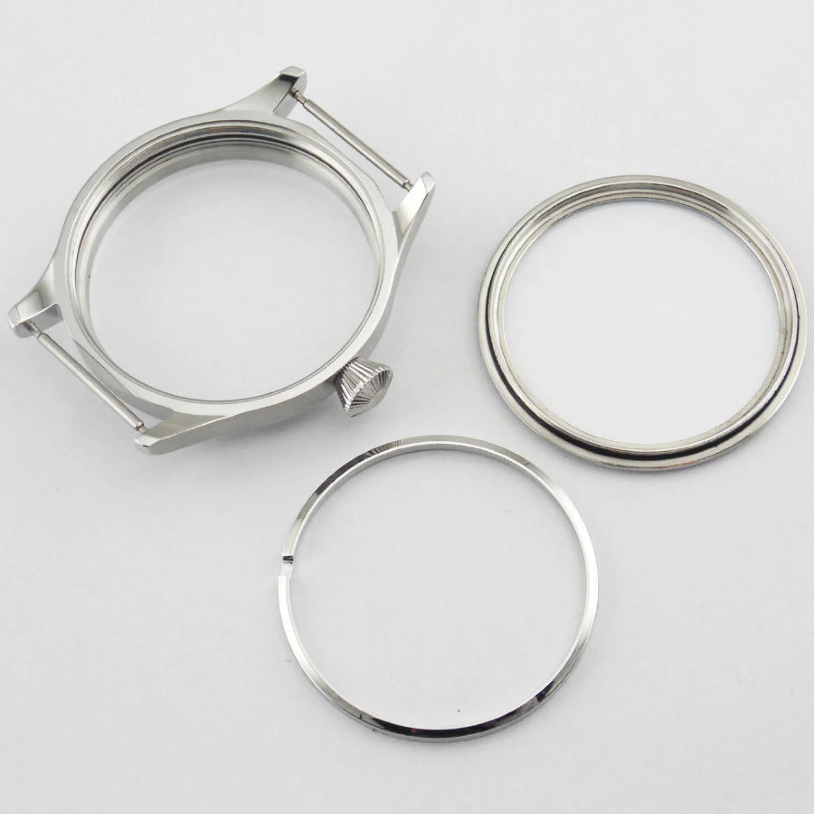 

Корпус Corgeut 44 мм из нержавеющей стали для Seagull ST3600 ST3621 6497/6498 ST3621 с ручным заводом, механический механизм, аксессуар для часов