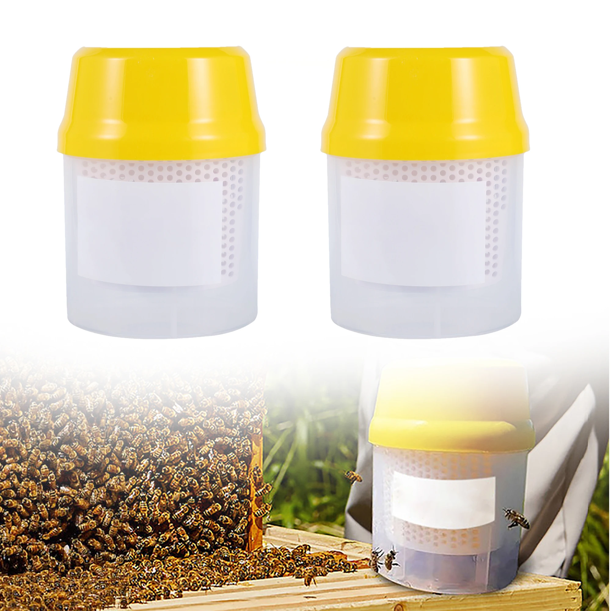 Beekeeping Mite Detection Bottle Beekeeping Beehive Varroa Inspection Test Bottle Bees Beekeeping Tools Beehive Mite Sampling To