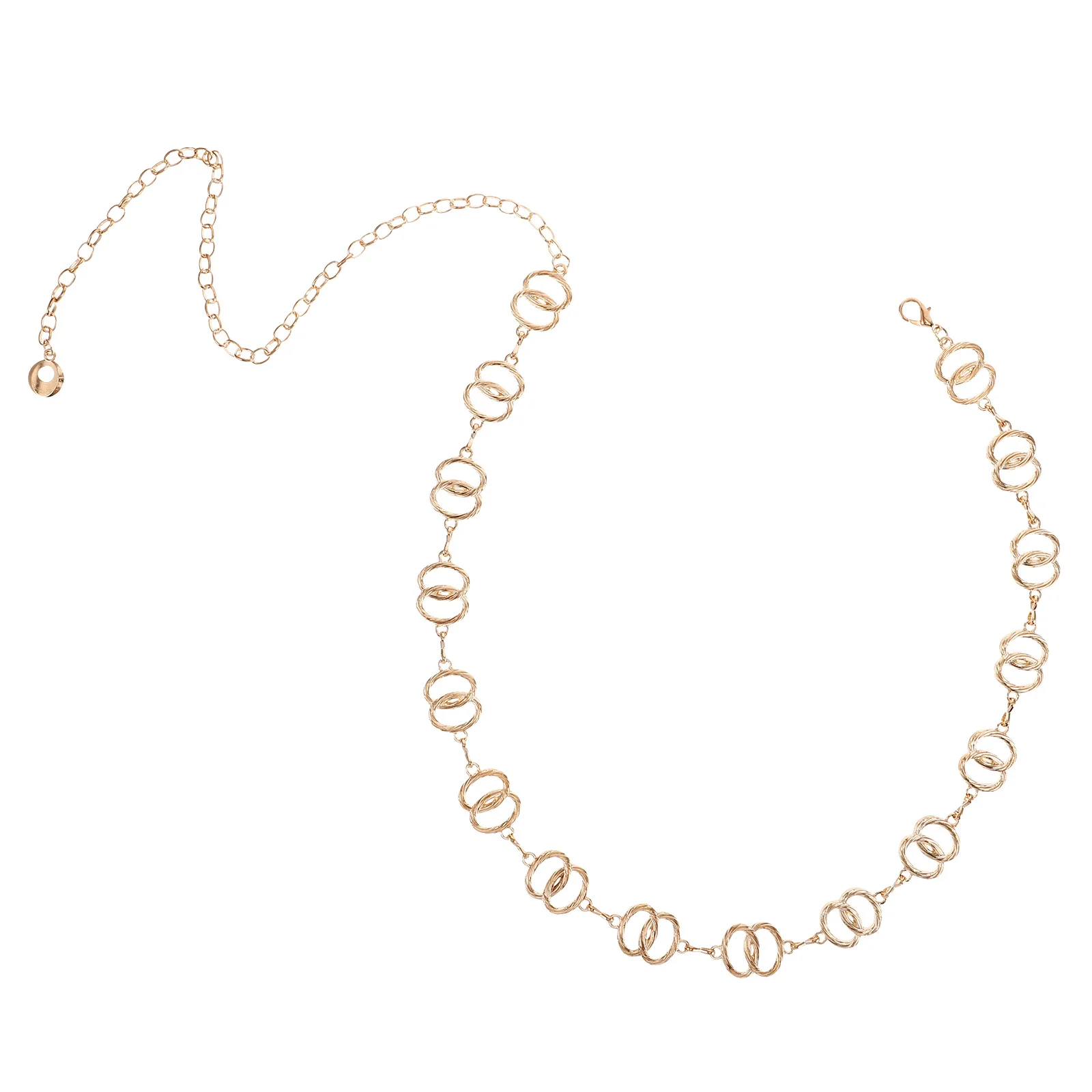 

Chic Zinc Alloy Waist Chain Belt Elegant Minimalist Design Wedding Belly Chain For Women Fashionable Dress