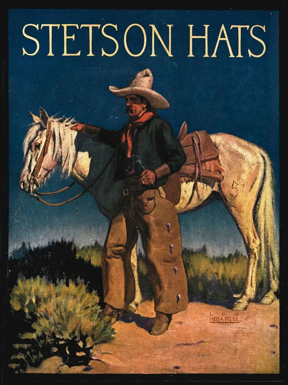 Stetson Hats Cowboy Metal Tin Sign Tin Sign Retro Plaque Wall Decor For Home Garden Kitchen Pub Bar Cafe Man Cave -Aluminum