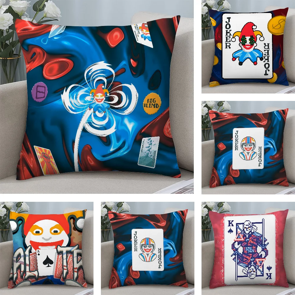 

Cool B-Balatro Game Pillow Case Short Plush Pillow Covers Sofa Decorative Gift Home Double-sided Printing Cushion Cover