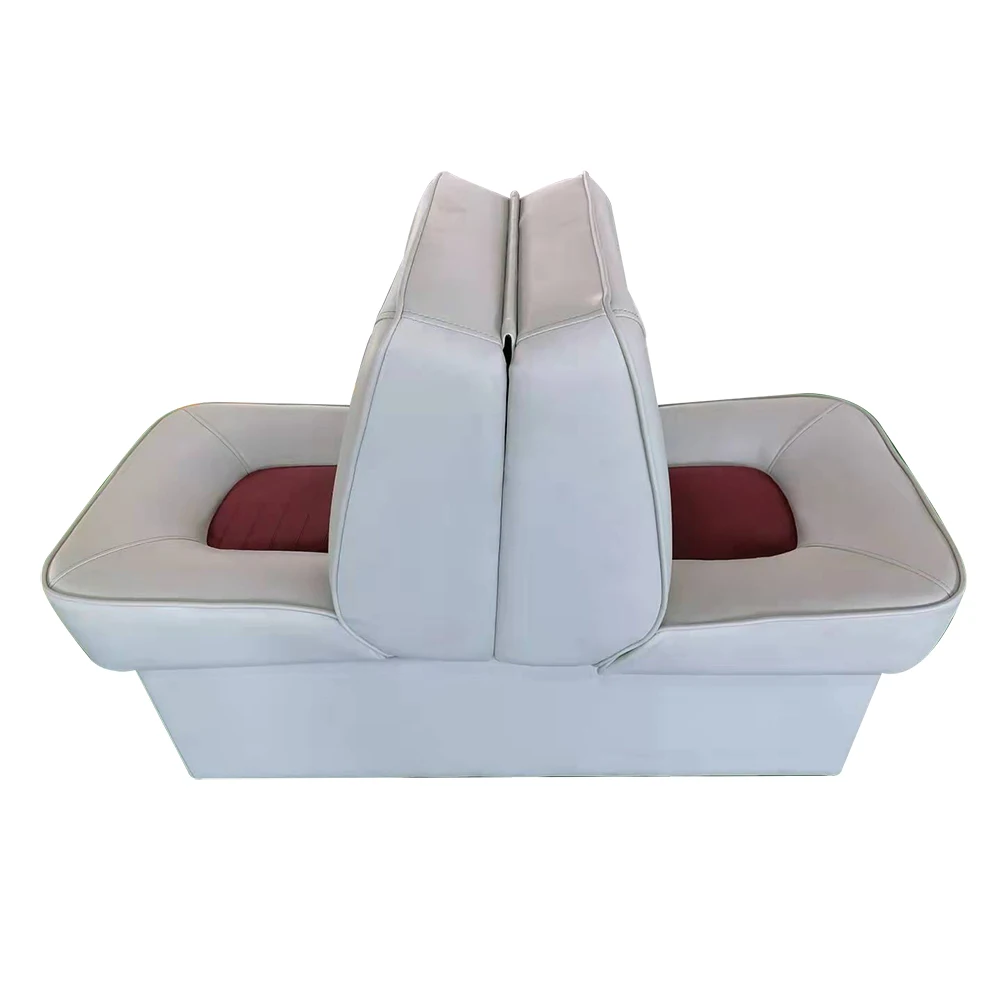 

Good Price Marine Grade Metal Frame Bucket-style Back-to-back Lounge Double Boat Seat