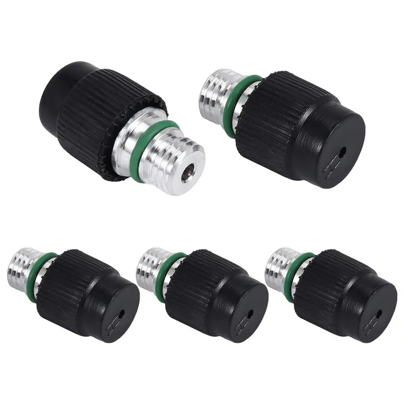 

A57E-(5 Count) M12x1.5 Male High Side A/C Charge Port Valve Includes Caps For MT0105,800-955, 59946,GM 52458184, 15-5438