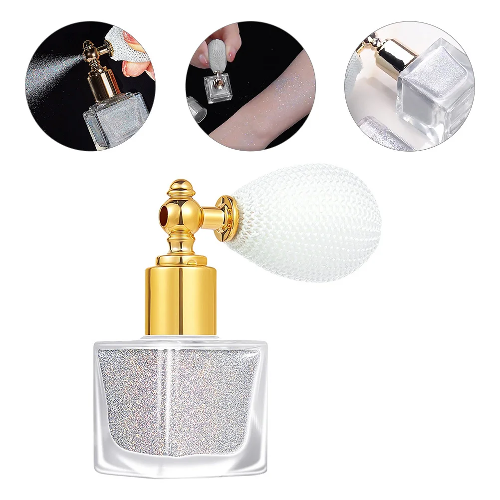 Corpo glitter spray maquiagem glitter para cabelo corpo rosto unhas iluminador brilho brilhante para festa festival feminino brilhos spray