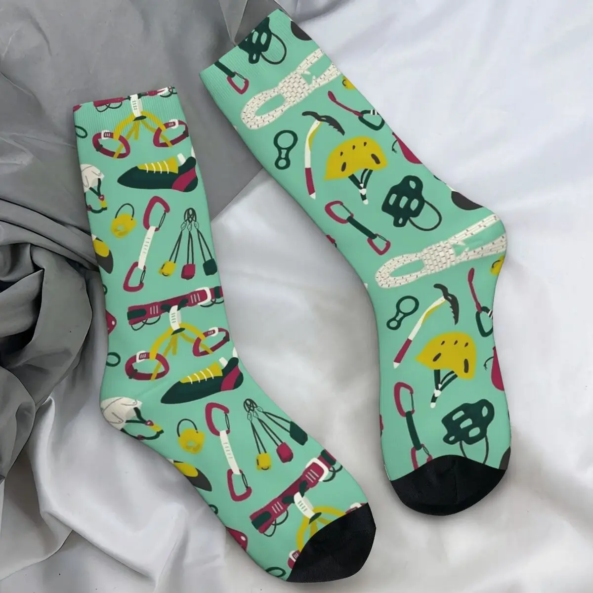 Bouldering Rock Climbing Wall Socks Winter Stockings Fashion Couple Comfortable Socks Graphic Running Non Skid Socks