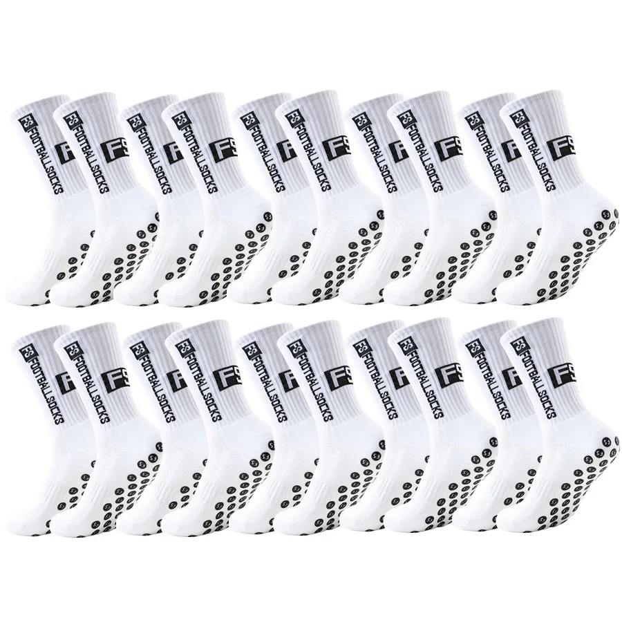 10 paar unisex antislip grip rugby honkbal professionele handdoekbodem ademende schokbestendige atletische sokken
