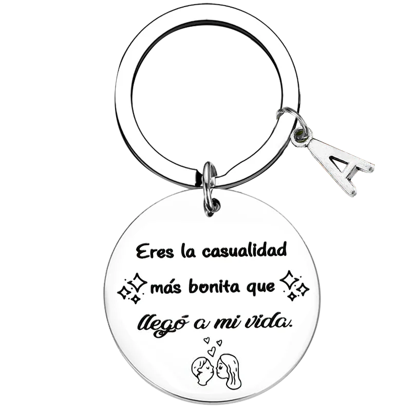 Spanish Romantic Keyring for Him - Valentine's Day Gift for Boyfriend