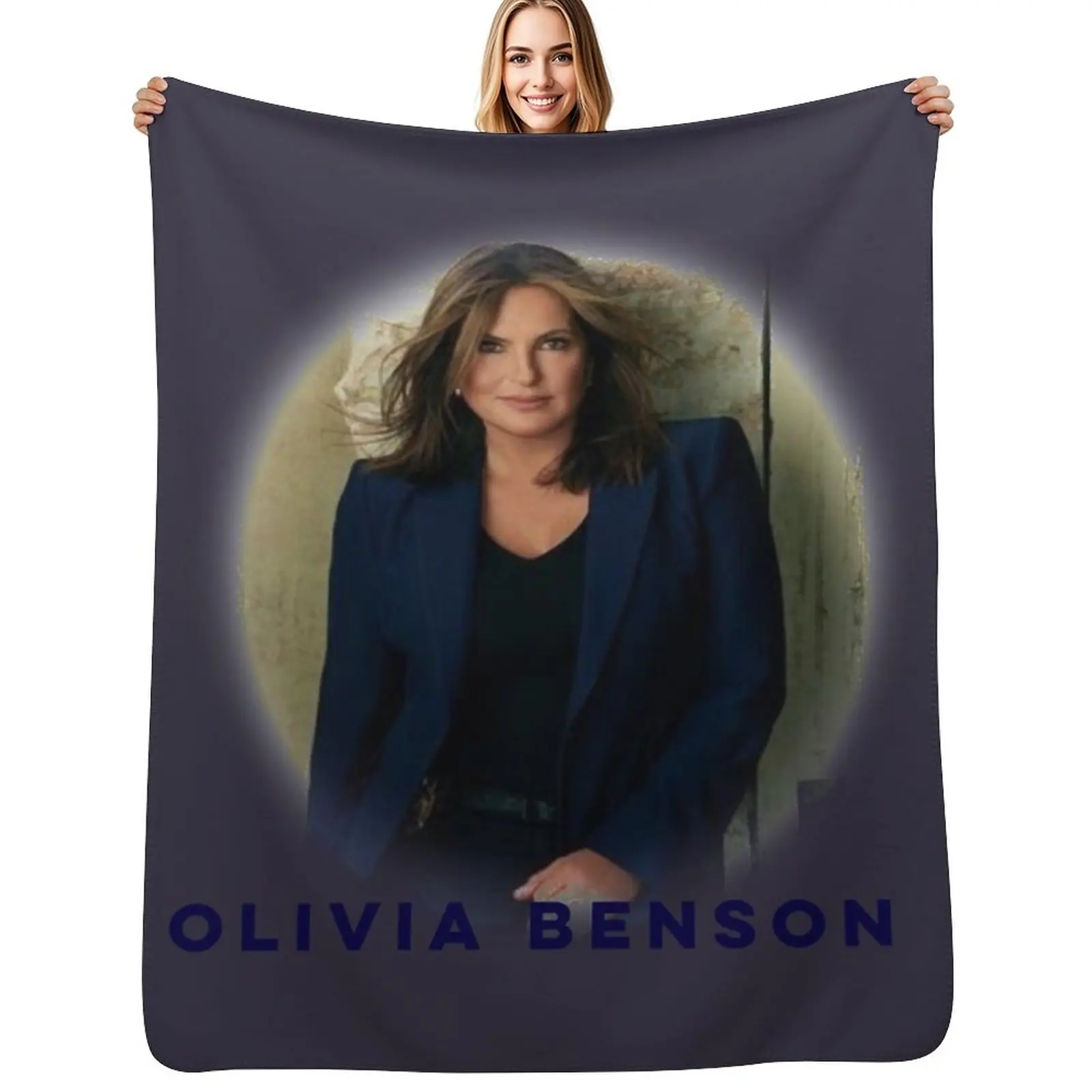 

Music Vintage Olivia Benson Throw Blanket christmas gifts Thermal cosplay anime Luxury Blankets