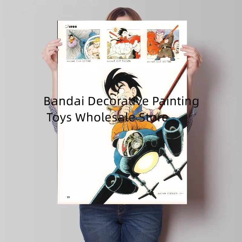Comics Decor Canvas Colorful Creativity HD Prints Dragon Ball Anime Figures Goku Poster Toys Birthday Gifts Painting Room Home