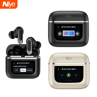 Niye TWS Tour Pro 2 ANC Earphone True Wireless Noise Cancelling Headphone Bluetooth in Ear Touch Screen Headset Built-in Mic